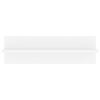 vidaXL &Eacute;tag&egrave;res murales 4 pcs Blanc 60x11,5x18 cm bois d'ing&eacute;nierie