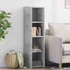 vidaXL Buffet gris b&eacute;ton 30x41x124 cm bois d'ing&eacute;nierie