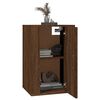 vidaXL Meuble TV mural Ch&ecirc;ne marron 40x34,5x60 cm