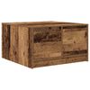 vidaXL Table basse avec tiroirs vieux bois 70,5x70x40 cm