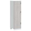 vidaXL Armoire de cuisine Lucca sonoma gris bois d'ing&eacute;nierie