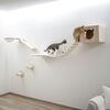 Kerbl Mur d'escalade pour chats Andes 52x40x32 cm Naturel et blanc