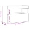 vidaXL Meuble TV mural 2 pcs ch&ecirc;ne artisanal 60 x 30 x 40 cm