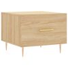 vidaXL Tables basses 2 pcs ch&ecirc;ne sonoma 50x50x40 cm bois d'ing&eacute;nierie