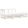 vidaXL Unit&eacute; de canap&eacute; sectionnel 3 place Solid pine wood Pin blanc