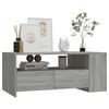 vidaXL Table basse sonoma gris 102x55x42 cm bois d'ingénierie