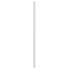 vidaXL T&ecirc;te de lit m&eacute;tal blanc 193 cm