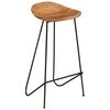 vidaXL Tabourets de bar lot de 2 bois d'acacia massif