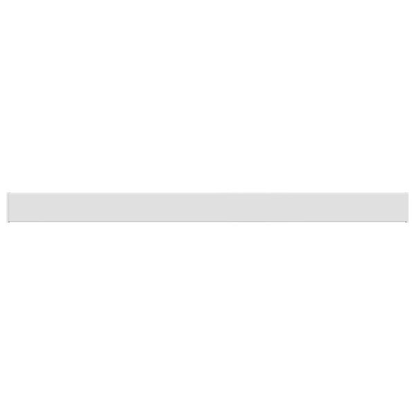 vidaXL Appui de fen&ecirc;tre Blanc 120 x 10 x 4,5 cm PVC