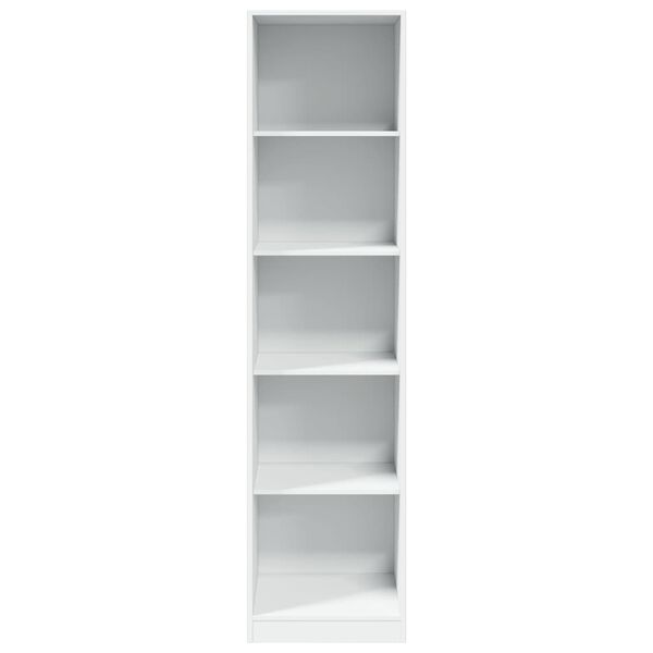 vidaXL Garde-robe Blanc 50x50x200 cm Bois d'ing&eacute;nierie