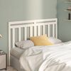 vidaXL T&ecirc;te de lit Blanc 166x4x100 cm Bois massif de pin