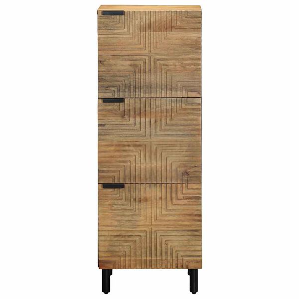 vidaXL Buffet marron 40x33x110 cm bois de manguier massif
