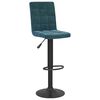 vidaXL Tabourets de bar lot de 2 bleu velours