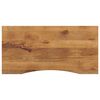 vidaXL Dessus de bureau avec courbe 140x60x2,5 cm manguier massif brut