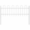 vidaXL Cl&ocirc;ture de jardin 6 pcs Blanc 10,2 x 0,6 m
