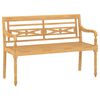 vidaXL Salon de jardin 4 pcs avec coussins Bois de teck solide