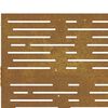 vidaXL Portail de jardin 85x75 cm acier corten conception de carr&eacute;