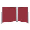 vidaXL Auvent lat&eacute;ral r&eacute;tractable Rouge 100 x 600 cm