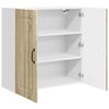 vidaXL Armoire de cuisine Kalmar Ch&ecirc;ne Sonoma 80 x 31 x 80 cm