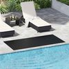 vidaXL Tapis en caoutchouc antid&eacute;rapant 2 x 1 m mod&egrave;le stri&eacute;