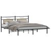 vidaXL Cadre de lit sans matelas ch&ecirc;ne sonoma 160x200 cm