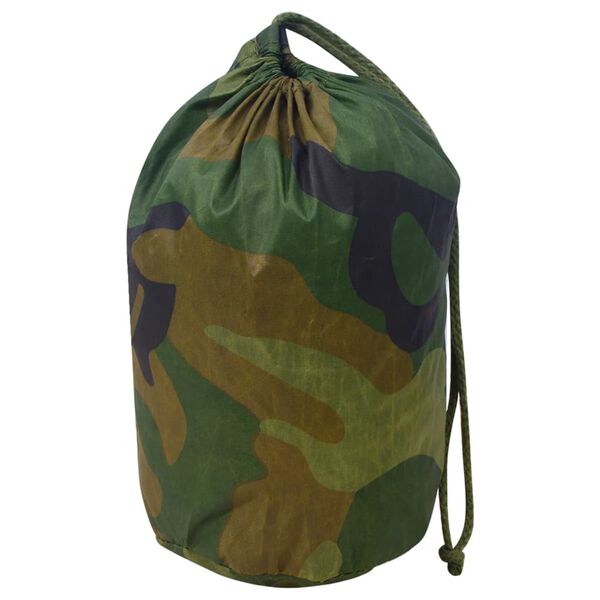 vidaXL Filet de camouflage avec sac de rangement 5x5 m Vert
