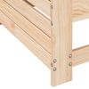 vidaXL Canap&eacute; de jardin accoudoir avec coussin bois massif de pin