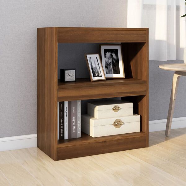 vidaXL Biblioth&egrave;que/S&eacute;parateur de pi&egrave;ce Ch&ecirc;ne Marron 60x30x72 cm