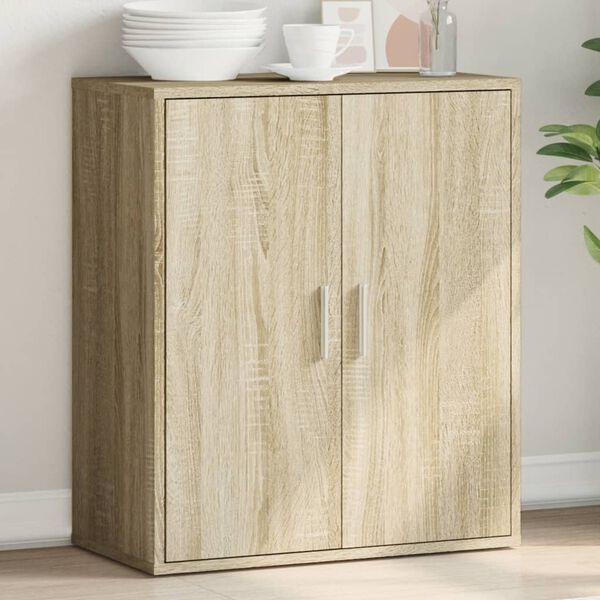 vidaXL Buffet chêne sonoma 79x38x80 cm bois d'ingénierie