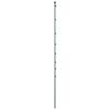 vidaXL Poteaux de cl&ocirc;ture 15 pcs argent&eacute; 150 cm acier galvanis&eacute;