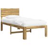 vidaXL Cadre de lit simple avec t&ecirc;te de lit ROSTOCK Blanc 90 x 190 cm