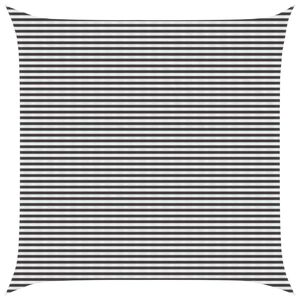 vidaXL Voile d'ombre Anthracite et blanc 7 x 7 m HDPE