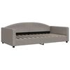vidaXL Lit de repos taupe 100x200 cm tissu