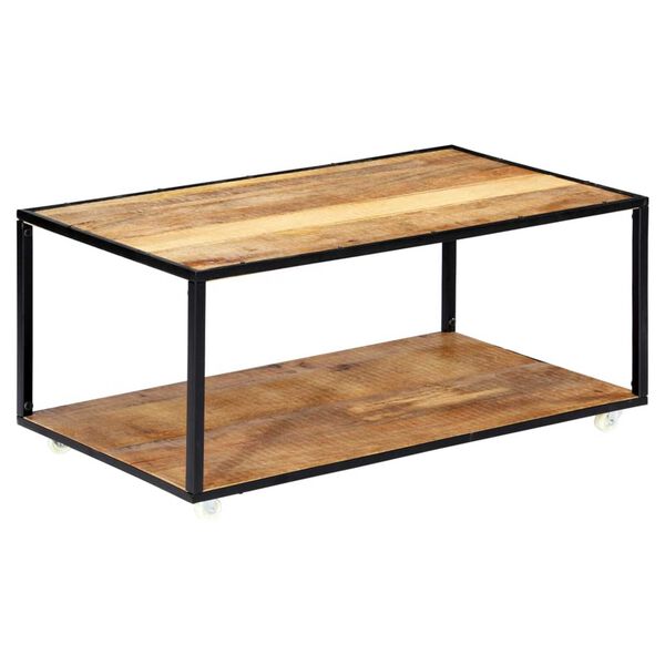 vidaXL Table basse 90x50x40 cm Bois de r&eacute;cup&eacute;ration solide