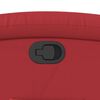 vidaXL Fauteuil inclinable Rouge Similicuir