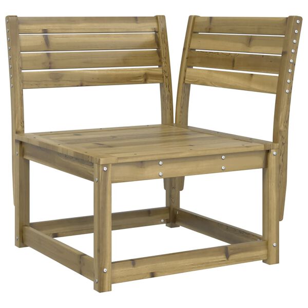 vidaXL Salon de jardin 6 pcs bois de pin impr&eacute;gn&eacute;