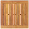 vidaXL Table d'appoint Huile Naturelle Bois d'Acacia Massif