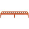 vidaXL Lit de jour sans matelas cire marron 90x190 cm bois pin massif