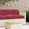 vidaXL Ensemble de coussins 3 pcs Bordeaux Tissu Oxford