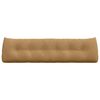 vidaXL Coussin de Dos Marron 180 x 24 x 50 cm Velours
