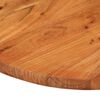 vidaXL Dessus de table 100x50x2,5 cm ovale bois massif d'acacia