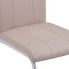vidaXL Ensemble de salle &agrave; manger 7 pcs Similicuir Cappuccino