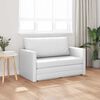 vidaXL Canap&eacute;-Lit 110cm Blanc Simili cuir