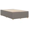 vidaXL Cadre de lit sans matelas taupe 120x190 cm tissu