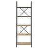 vidaXL &Eacute;tag&egrave;re Ch&ecirc;ne artisanal 60 x 30 x 183 cm Bois d'ing&eacute;nierie