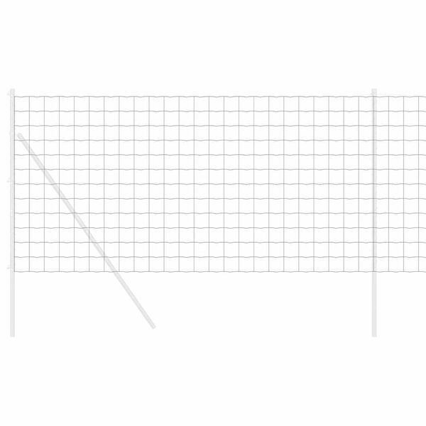 vidaXL Cl&ocirc;ture hexagonale Argent&eacute; 1,4 x 10 m Acier galvanis&eacute;