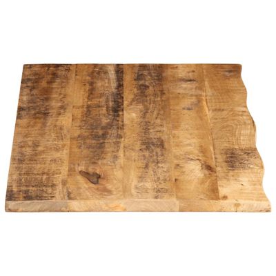 vidaXL Dessus de table 100x60x3,8cm bord vif bois massif manguier brut