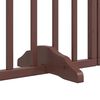 vidaXL Barri&egrave;re pour chien porte pliable 12 panneaux bois de peuplier