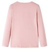 T-shirt enfants &agrave; manches longues rose clair 116