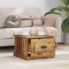 vidaXL Table basse Bois Ancien 50 x 50 x 35 cm Bois d'ing&eacute;nierie
